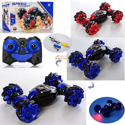 Image of 360 RC Stunt Car for Kids with Gesture Control | 2.4GHz Remote Control Car with Wrist Sensor | 4WD Double Flip Rotating Drift Off Road Toy Car for Boys Girls Gift
