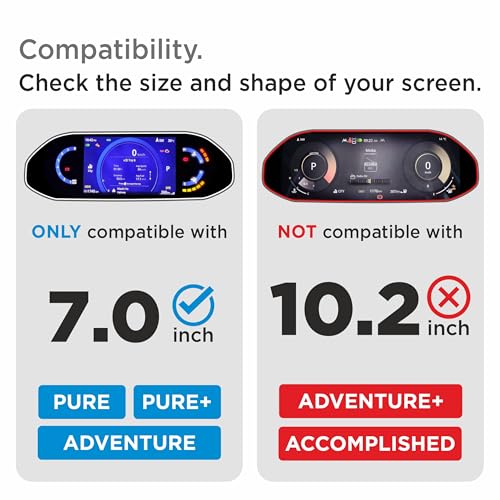 Image of SPARTAN SHIELD {4 PACK} Screen Guard For TATA SIERRA 2025+ || ADVENTURE, PURE & PURE+ || 10.25 Inch Infotainment Touchscreen + 7 Inch Instrument Cluster + AC Panel + Sterring Cluster Protector || Anti Scratch | Water Resistant | HD Clarity || TataSierra Car Accessory 2026 [NOT TEMPERED GLASS]