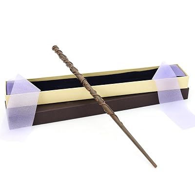 PATPAT® Harry Potter Wands with Ollivanders Wand Box, Polyresin & Metal Magic Wand Wizard Sorcerers Wand, Party Costume 