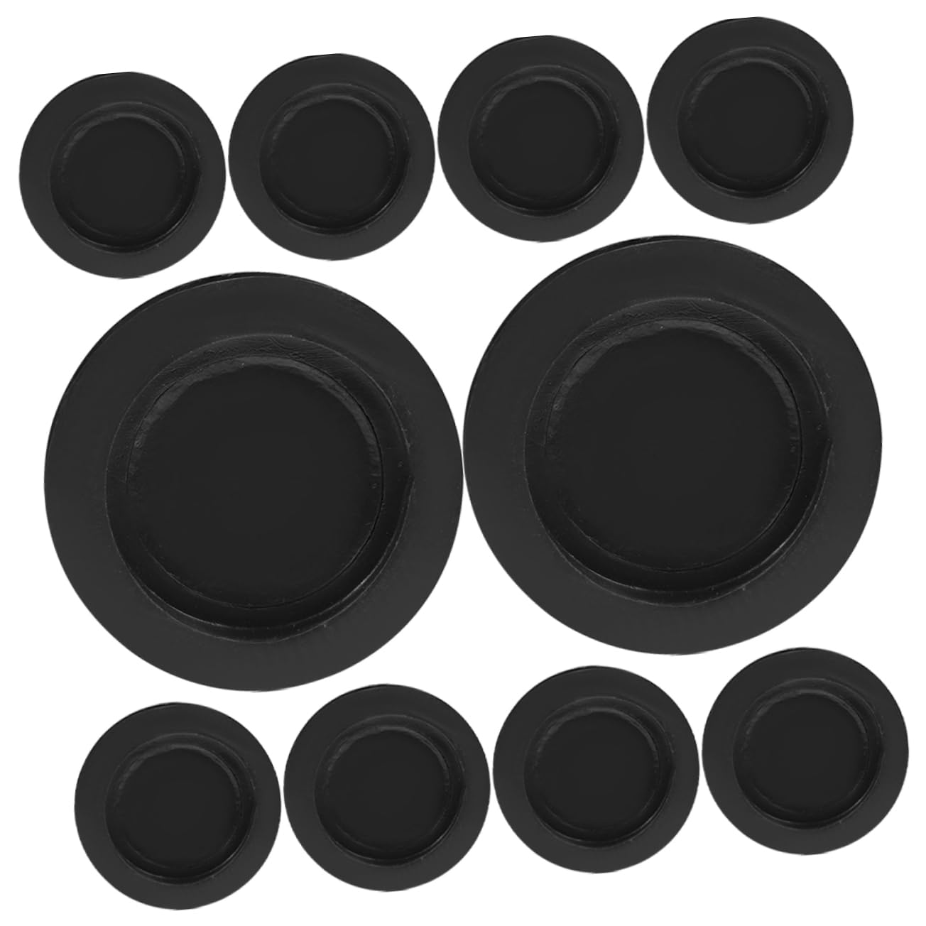BESTonZON 10Pcs Rubber Money Saving Box Stoppers Piggy Bank Bottom Plugs for Easy Installation Suitable for Piggy Banks Plaster Dolls and Deposit Boxes Safe