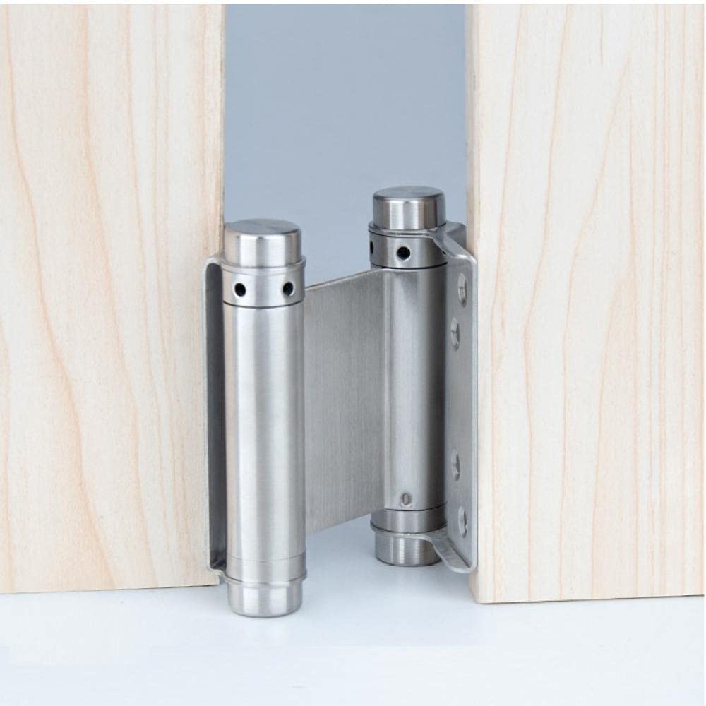 1 st scharnier roestvrij staal dubbele deur veer automatisch sluiten vouwscharnier twee opening manier deur surround staaf deur hardware accessoires scharnieren (maat: 3 1 st scharnier roestvrij staal dubbele deur veer automatisch sluiten vouwscharnier twee opening manier deur surround staaf deur hardware accessoires scharnieren (maat: 3