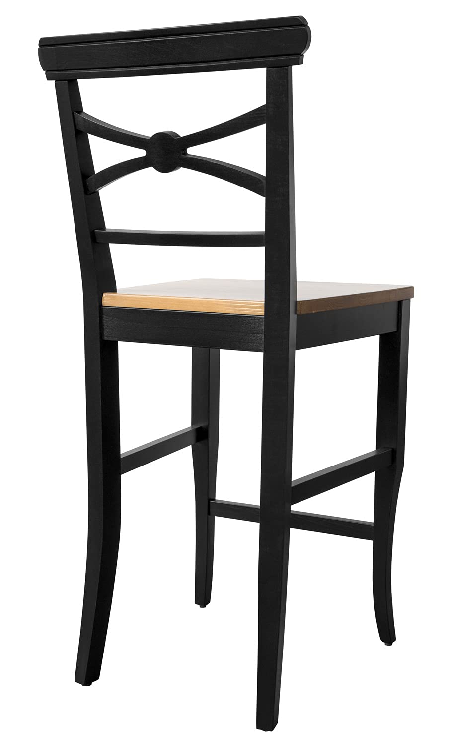 2er-Set Barhocker HWC-A73, Barstuhl Tresenhocker mit Lehne, Metall Industriedesign ~ schwarz von 2er-Set Barhocker HWC-A73, Barstuhl Tresenhocker mit Lehne, Metall Industriedesign ~ schwarz von