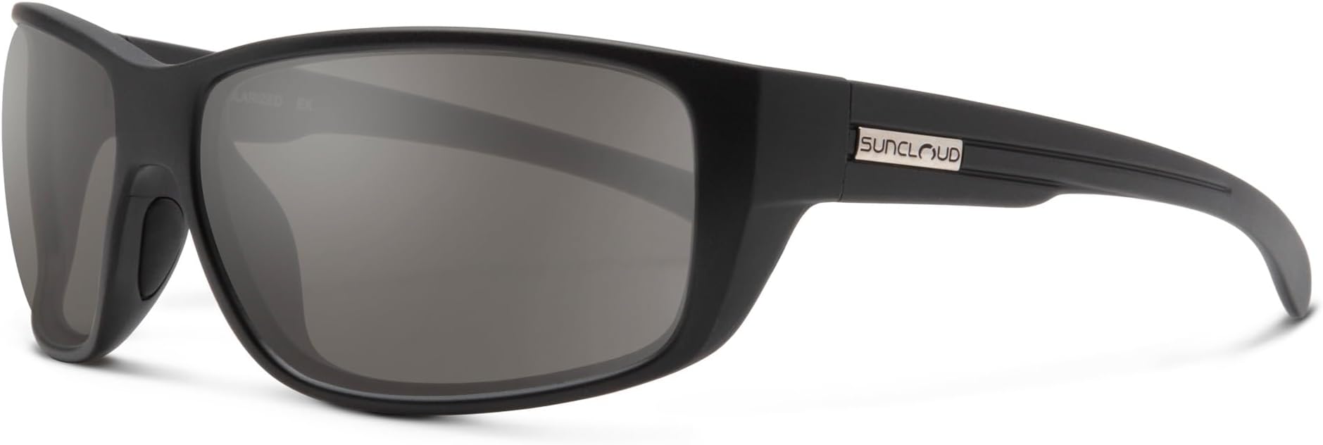 Suncloud S-MIPPGYMB Men's Black Frame Grey Lens Square Polarized sunglasses