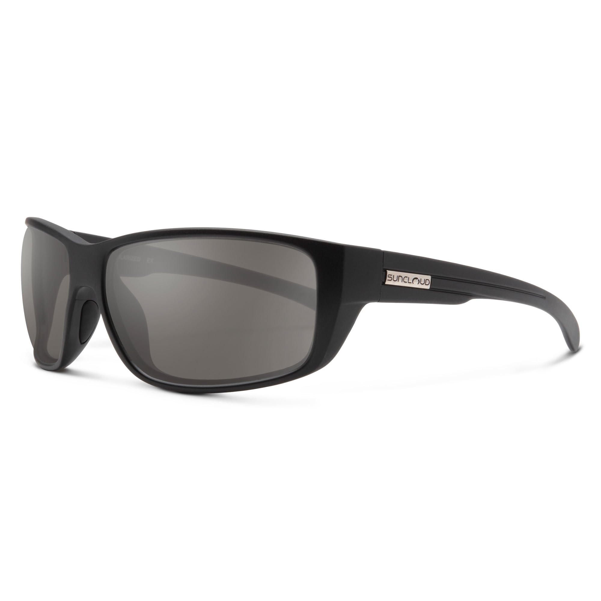 Suncloud S-MIPPGYMB Men's Black Frame Grey Lens Square Polarized sunglasses