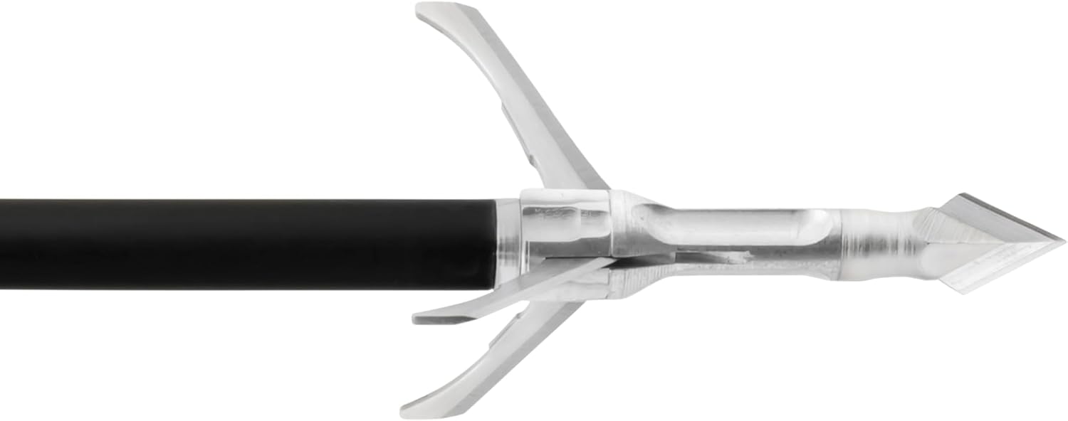 Grim Reaper 1873 X-Bow Mechanical Broadhead - Razor Cut 3-Blade, 100 Grain Broadhead for Crossbows, 1 1/2-Inch Cutting Diameter, Durable and Accurate