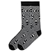 K. Bell Socks Men's Ninjas Crew Sock, Black, 10-13/6-12
