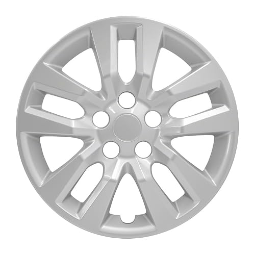 Hubcap Replica Replacement for 2013-2018 Nissan Altima 16-Inch Silver Wheel Cover (1-Piece) # 53088