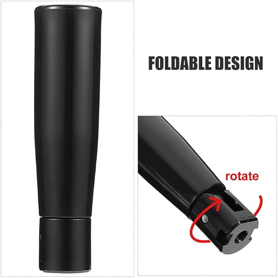 Foldable Handwheel Machine Handle Revolving Crank Handle Replacement for Lathe Machine Rotating Grip with Comfortable Hold 2.44 X 0.86 X 0.62 in 1 Pack