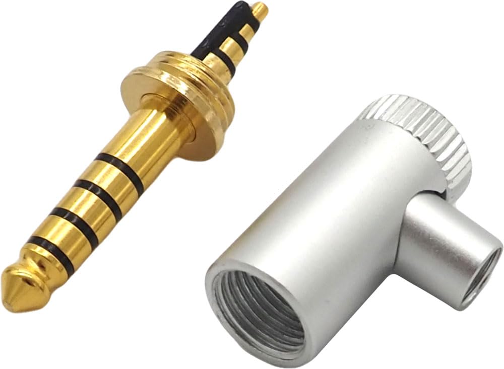 超高評価!最高仕様16芯 希少金メッキケーブル 膨張式mmcx/4.4mm L字 超希少 16芯 銀線＆金線撚り合わせ/膨張式MMCX 4 4mm バランス リ