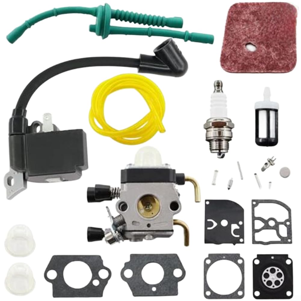 Kit carburateur FS55 pour débroussailleuse Stihl avec filtre à air et bobine d'allumage