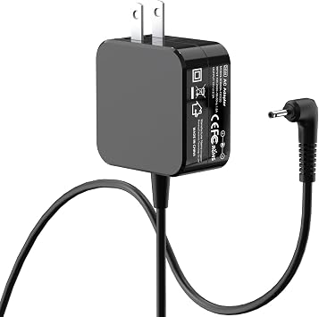 26W Replacement Charger for Samsung Chromebook 3/2, 6ft Cord, 2.5mm Tip | 26W power, 6ft cord, 2.5x0.7mm tip. Compatible with Samsung Chromebook 3 and 2. NOT a USB-C charger. Straight pull only.