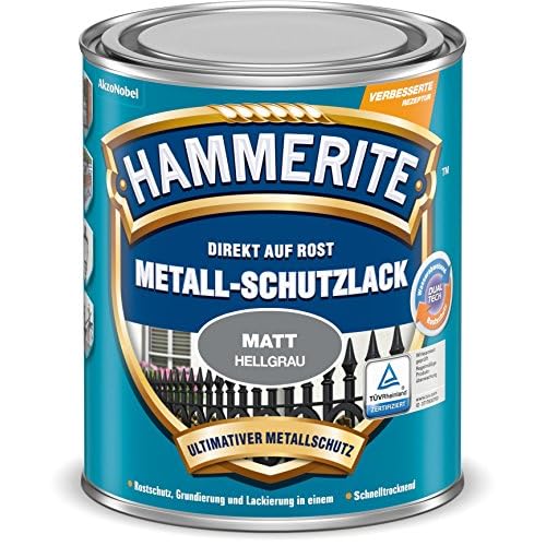 AKZO NOBEL (DIY HAMMERITE) Metall-Schutzlack matt grau0,750 L, 5134936