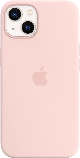 Apple Silicone Case with MagSafe (for iPhone 13) - Chalk Pink
