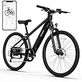 TST Electric Bike for Adults - 25MPH Lightweight Ebike, with Peak 750W Motor, 36V 300Wh Removable Built-in Battery Bike, Range Up to 40Miles, 26' Tire Step-Thru Electric Bike for Commuter