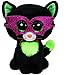 Jinxy - Halloween Katze, 15cm, mit Glitzeraugen und Glitzerbrille, Beanie Boo's, limitiert