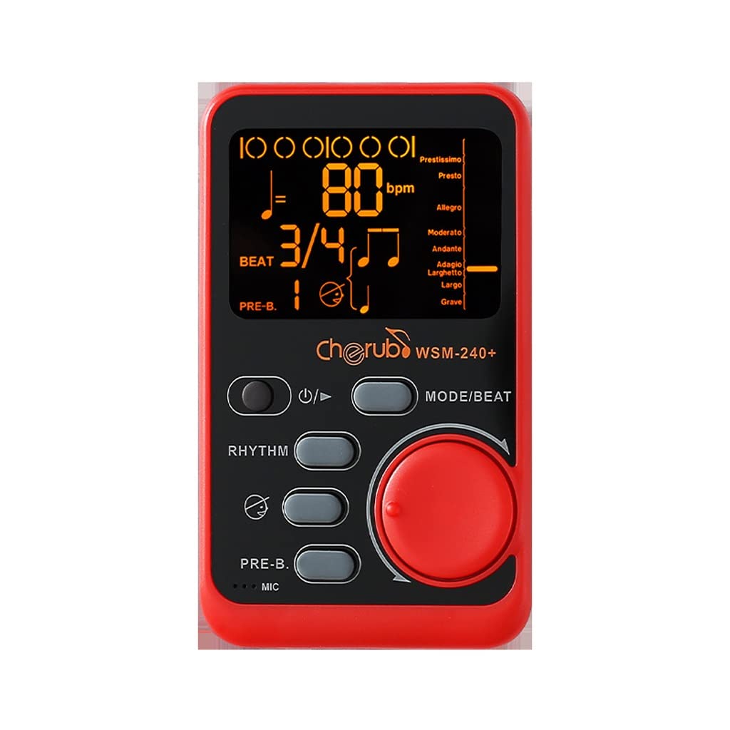 Métronome vocal universel RJJ rouge idéal pour progresser au violon