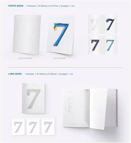 Miniatura 3 de BTS Bangtan Boys Map of the Soul : 7 (Incluye una hoja de calcomanías acrílicas al azar) (versión 04)