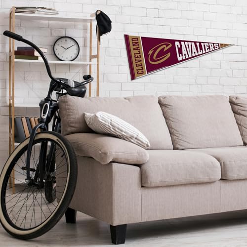Image of Rico Industries NBA Basketball 12 inch x 30 inch Felt Wall Decor Pennant - Great for Home /Bed Room /Man Cave Decor