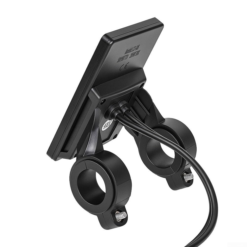 E-Bike Display LCD M5 Impermeabile USB 5 Pin | LCD trasparente, resistente alle intemperie, 5 pin, facile installazione, robusto alloggiamento in ABS