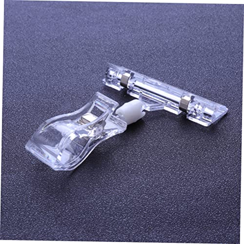 Hemoton 5Pcs Etiquetas De Prateleira Cabides Transparentes Suportes De Exibição Rotativos Suportes D