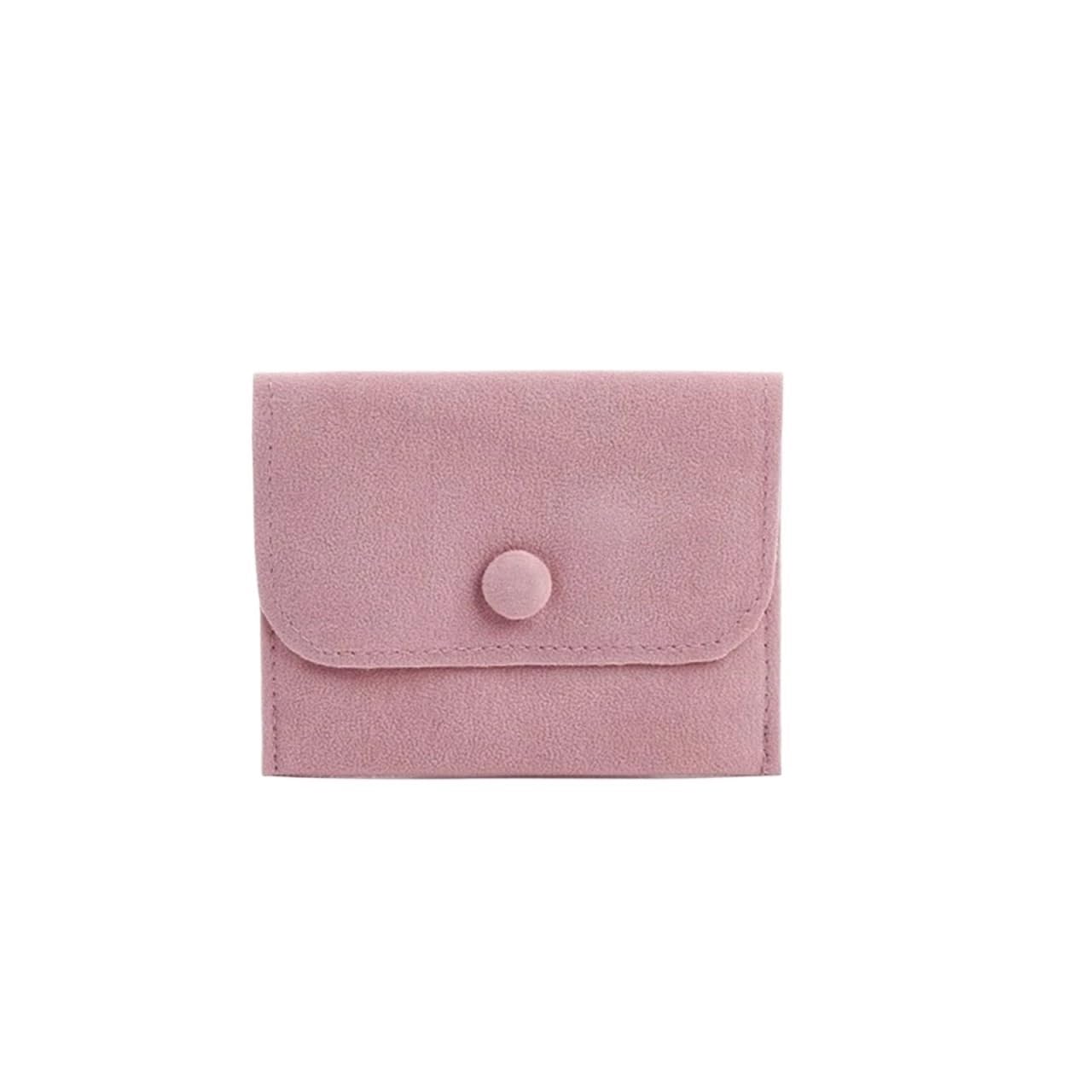 5 sacchetti porta gioielli in velluto con buste bottone a pressione, borsa for anelli, bracciali, collane, orecchini, confezioni regalo Per Collana Anelli
