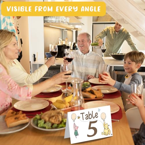 20 pièces au centre de table Winnie pour organiser facilement vos tables de fête