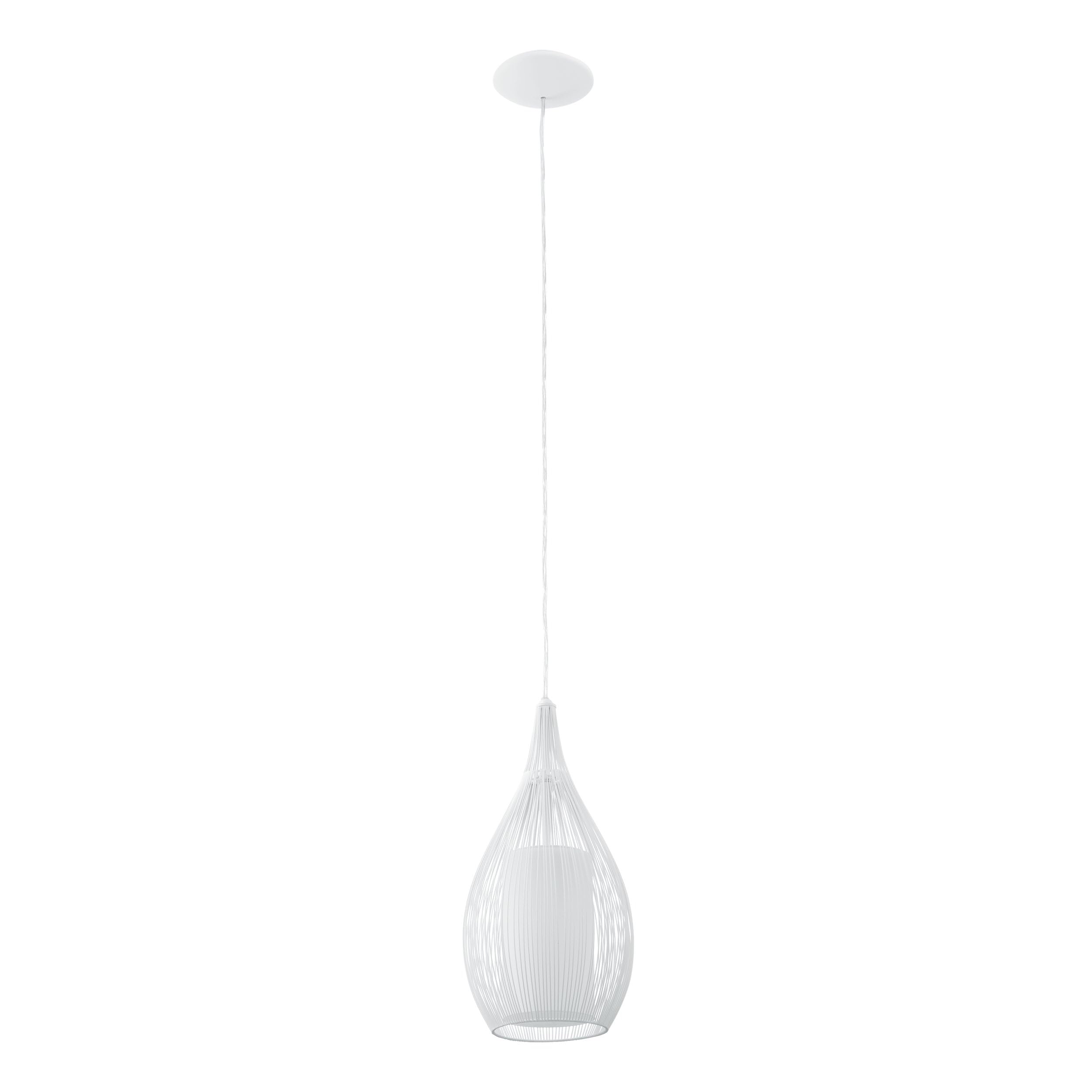 Eglo Pendant Lamp Razoni, 1 Bulb Hanging Lights, Material: Steel