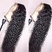 BEEOS 360 Lace Frontal Wigs Human Hair Deep Curly Wig Pre Plucked with Baby Hair Bleached Knots Free Part Natural Color Real Unprocessed Brazilian Hair for Black Women with New Detachable Band 22 Inch