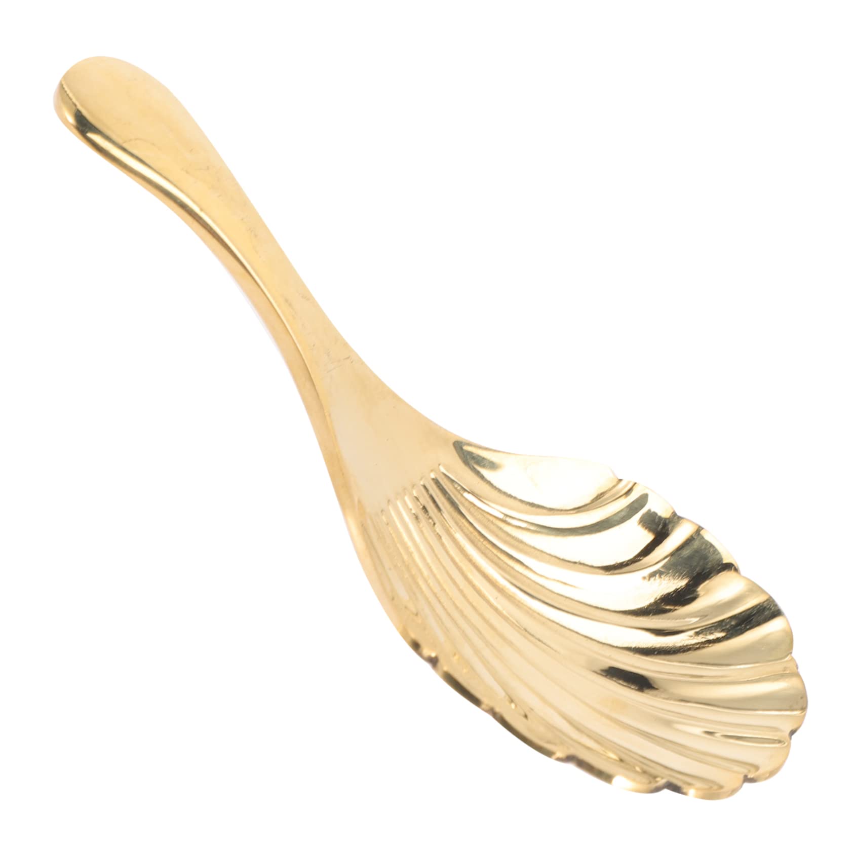 Amosfun 5st Teespatel Aus Messing Mini-schaufel Teeschaufel Vintage Teelöffel Eistee Teelöffel Für Losen Tee Schaufeln Für Würfelbonbons Bar Mehl Schaufel Gewürztee Matcha Golden