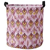 💕 grande capacité: les dimensions du panier à linge sont de 34x42 cm. Il peut s'agir d'un panier à linge dans la chambre et de la buanderie, également être utilisé comme panier de stockage multifonctionnel dans le salon, la salle d'étude et la salle des enfants.