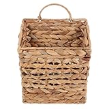 Efficiente organizzatore di file di posta: il portariviste con organizer sospeso per la posta garantisce scrivanie ordinate, ordinando rapidamente la documentazione in cucina, ufficio o ingresso durevole, cestino di fiori in rattan sospeso, cestino di fiori da parete