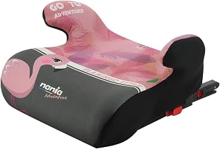 Nania - Elevador de coche infantil ISOFIX de 6 a 12 años (126-150 cm) elevador de asiento de coche, compacto y ligero (< 1 kg) Fácil instalación con el sistema isofix (ALPHIX 3)
