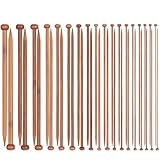 36-teiliges Bambus-Stricknadel-Set, Einzelspitz-Stricknadeln, Strick- und...