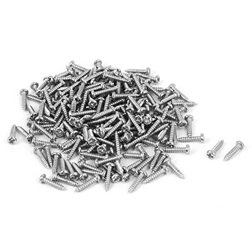 Tornillos autorroscantes uxcell M1.7x8mm cabeza redonda miniatura 1