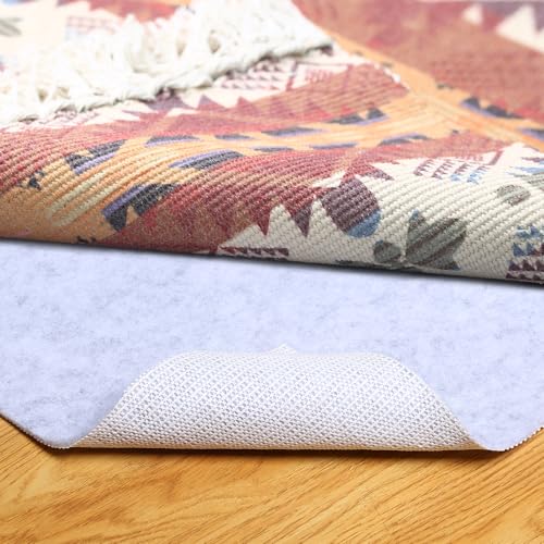 Non Slip Rug Pad, Natural Rubber Backing Rug Pads 1/4” Thick, Felt Rug Gripper Pad, Non Slip Under Carpet Mat, Under Rug Cushion for Hardwood Floors, Carpet Runners (2x4FT)