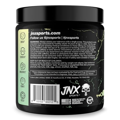 Image of JNX The Curse! Pre Workout Powder with Creatine, White Grape, 50 Servings | Pre workout powder for men & women with caffeine, L-Citrulline, Beta Alanine & Creatine for energy, pumps & performance.