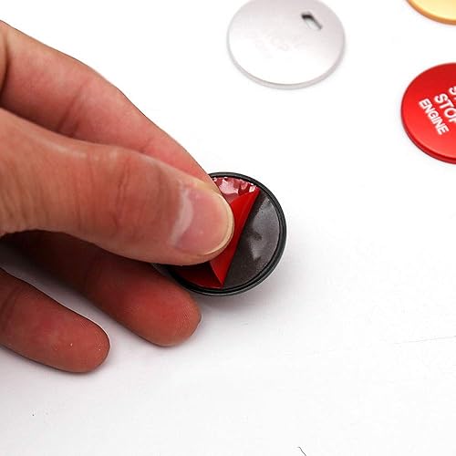 Miniatura 2 de Tapa del botón de arranque y parada del motor de automóvil para Mazda 2 3 6 CX-3 CX-4 CX-5 CX-9 MX-5 Interruptor de arranque de encendido botón