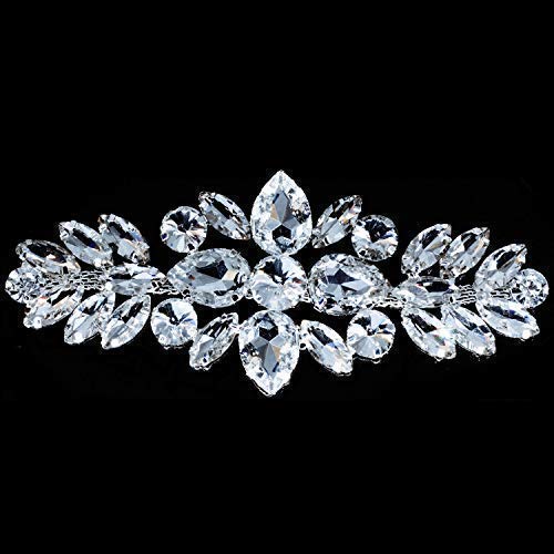 Diamantes Imitación Plateados Motivo Pedrería / diamantes Cristal Para coser Parche Aplique...