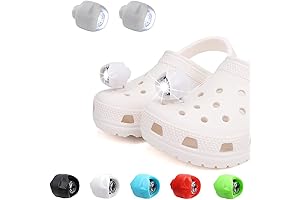 2PCS Croc Lights for Shoes: Illuminate Your Dog's Nighttime Adventures