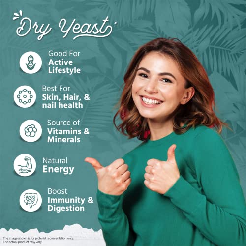 Image of GreenFinity Active Dry Yeast - Baker's Yeast for Bread, Pizza, Cake & Idli - 150 g (75 g x 2) - High Activity, Reliable Leavening, Fast Rise