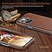 LOHASIC for iPhone 11 Pro Max Case, Slim Thin Luxury PU Leather Flexible Shockproof Cases Compatible with iPhone 11 Pro Max 2019 - Brown