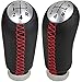 5 Velocidades Manual Pomo de Palanca de Cambios de Marchas Coche Cuero para Renault Megane MK2 02-08 Clio MK3 05-09 Scenic II 03-06 Kangoo 2009