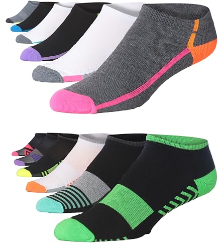 JAMES FIALLO Mens 12 Pairs Performance Cushioned Low Cut Athletic Sport Socks - Picture 2 of 10
