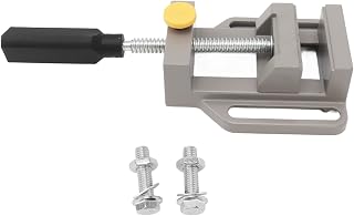 Pwshymi Small Drill Press Vise, Drilling Machine Vise Aluminum Alloy Rotatable for Woodworking Jewelry Making