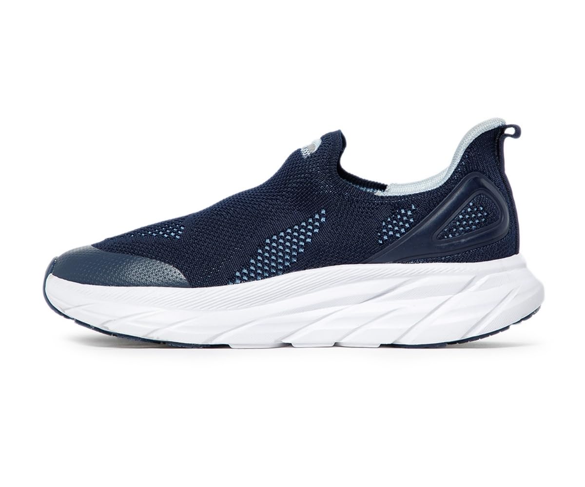 shapecrunch ArchWalk Men/Women Slip-On Sneakers, Navy Blue, Mesh Upper, Arch Support, Cushioned, Lightweight Walking Shoes-picture-49