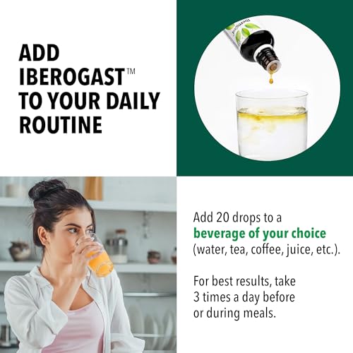 Iberogast Dual Action Digestive Relief, Daily Herbal Supplement, Supports Gut Health* Helps: Relieve Occasional Upset Stomach (bloating relief, nausea, heartburn, gas)+Restore Digestive Function* 50ml - Image 6