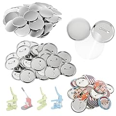 Dyna-Living 100 spille in metallo da 37 mm per fai da te, kit di spille in metallo, per fai da te, personalizzabili, per souvenir e regali artigianali