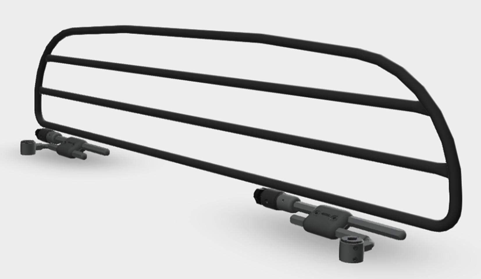 ERGOTECH Divisorio Griglia Rete Divisoria Compatibile con Suzuki Ignis, RDA65HBG-XXS, per Trasporto Cani e Bagagli.