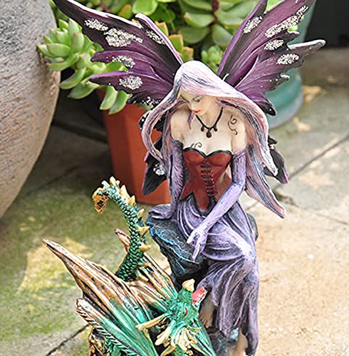 Jardin fée sculpture ange décoration maison artisanat - 3