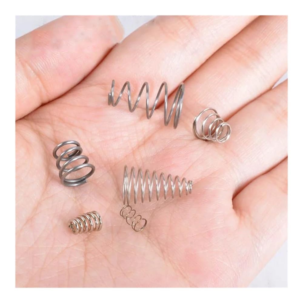 Lot De 10 Ressorts Coniques En Acier Inoxydable 304 - Ressorts De Compression Pour Tour, Bricolage, Mécanique